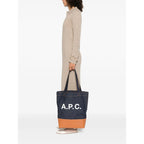 Bum Bag Denim Calf Leather Blue/Brown