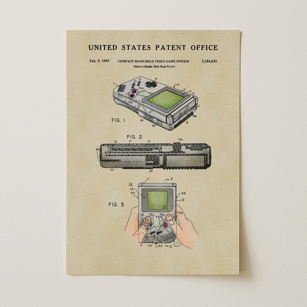 Retro Handheld Video Game Controller (1993)
