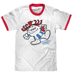 Hawaiian Punch Ringer T-Shirt - White/Red