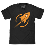 Bitcoin Rocket T-Shirt - Black