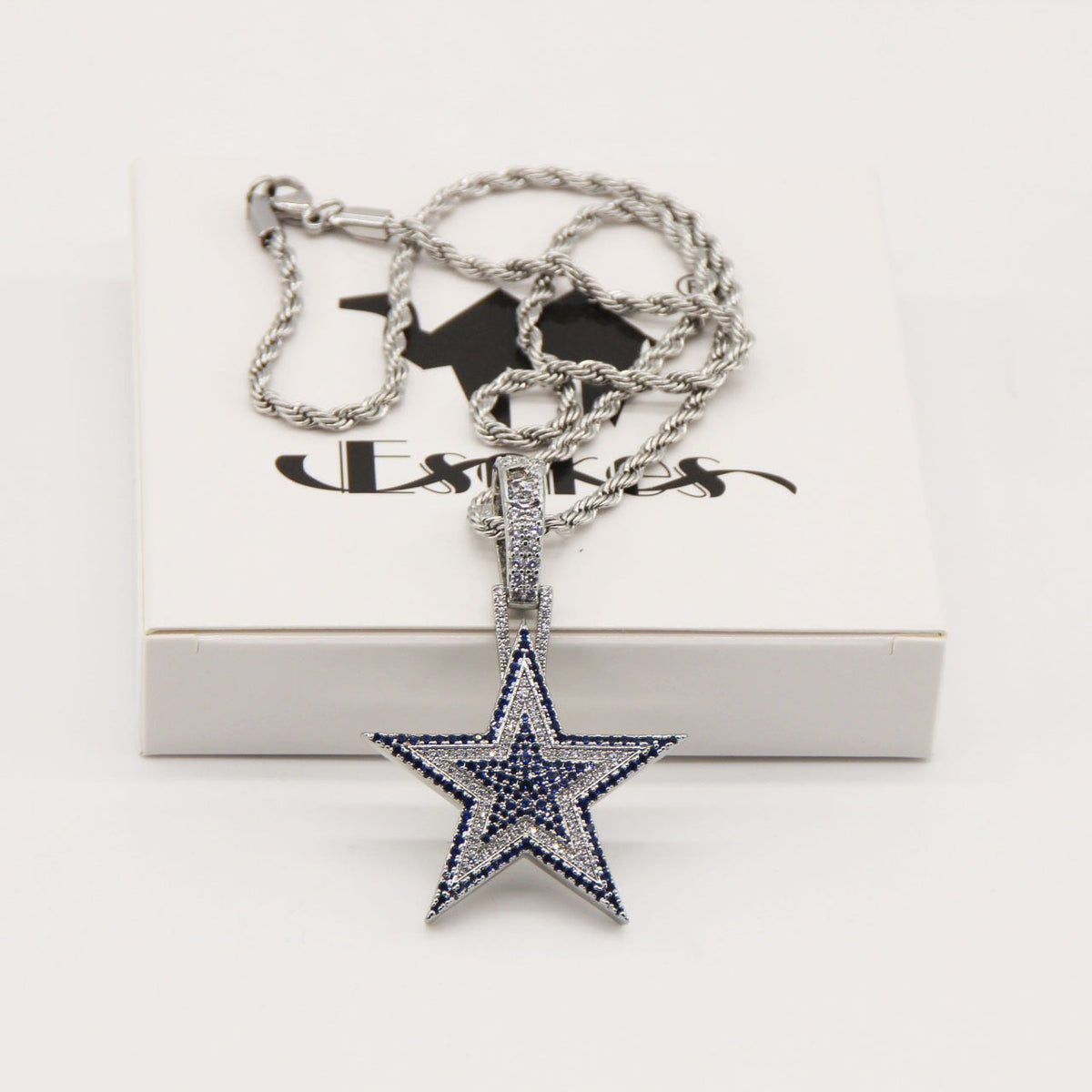 Dallas Cowboys Zircon Star Necklace –   Gift for Game Day, Birthday & Holiday
