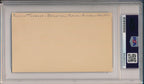 Forrest Twogood USC Basketball Coach Signed/Auto 3x5 Index Card PSA/DNA 156383