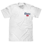 Coors Banquet Beer Front Back T-Shirt - White