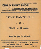 1937 Paulie Walker vs. Bobby Wilson Boxing Program at St. Nichols Palace 144834