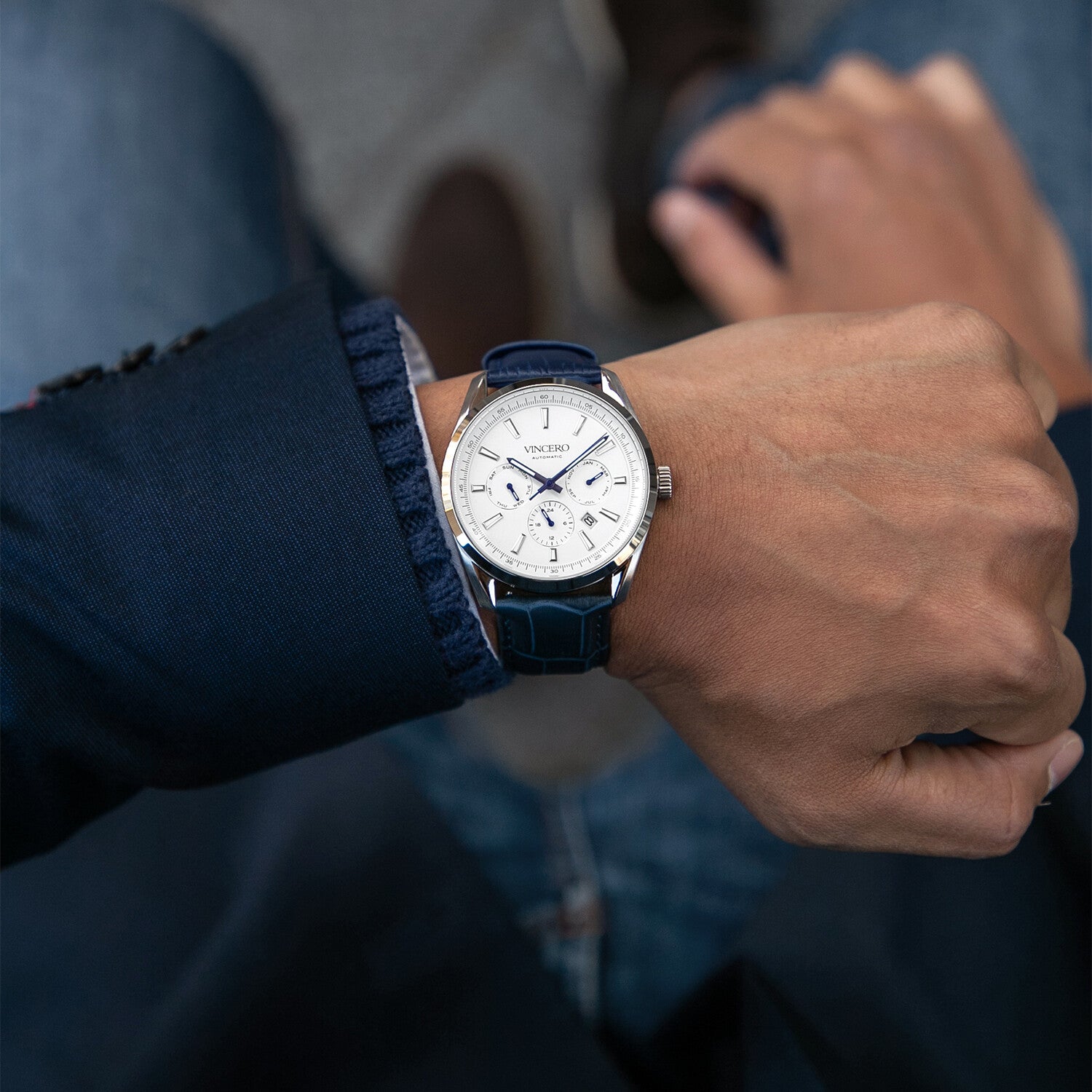 Vincero Reserve Automatic // BLU-SIL-Z06