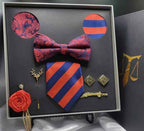 The Bostanji - Red & Navy Complete Look Set