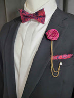 The Bostanji - Red & Navy Complete Look Set