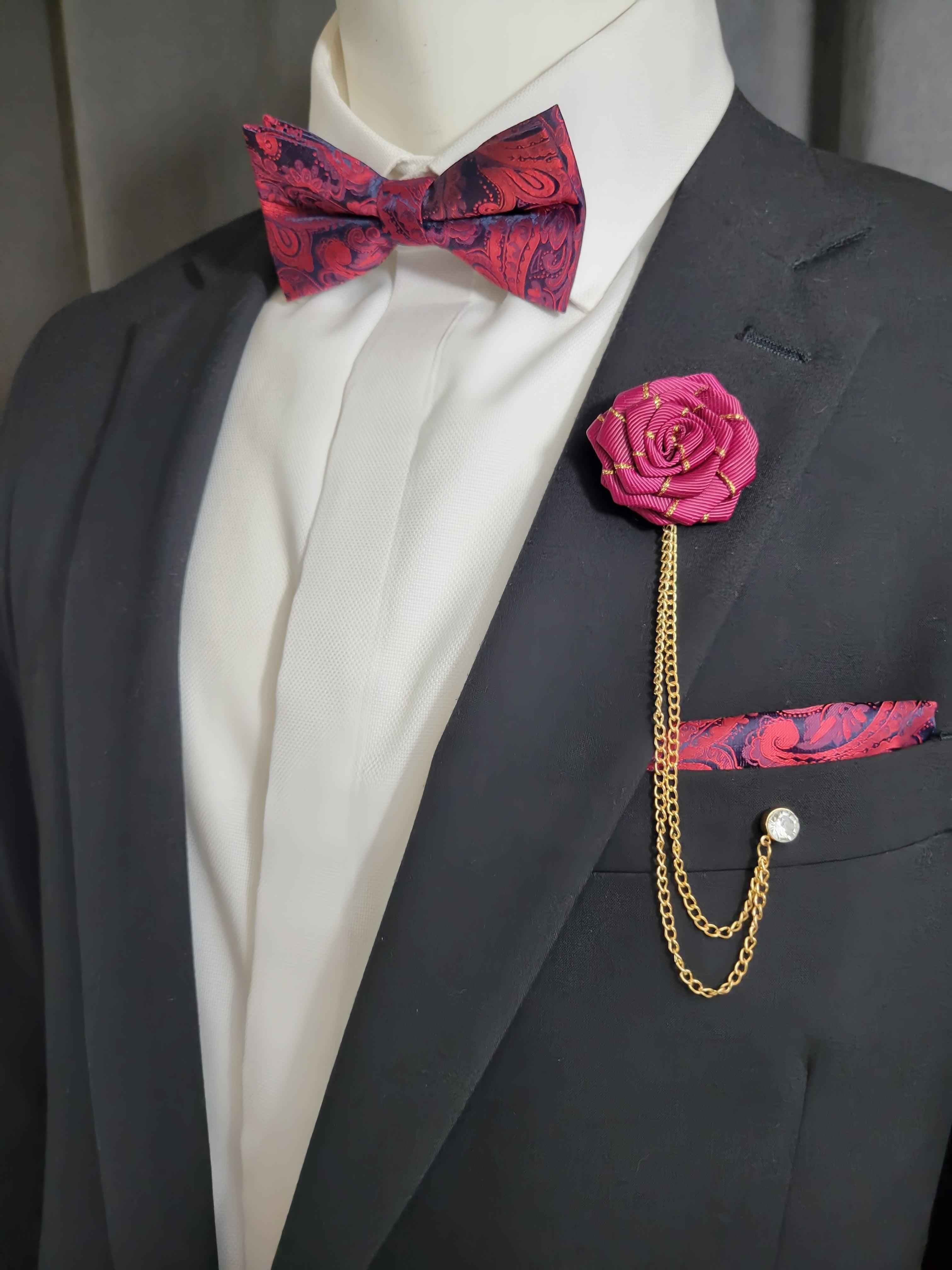 The Bostanji - Red & Navy Complete Look Set