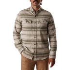 Duck Camp // Men's // Camp Shirt // Sanddollar Stripe