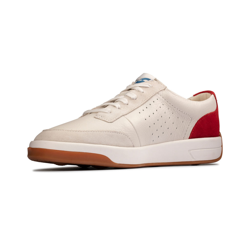 Clarks // Hero Air Lace // White + Red