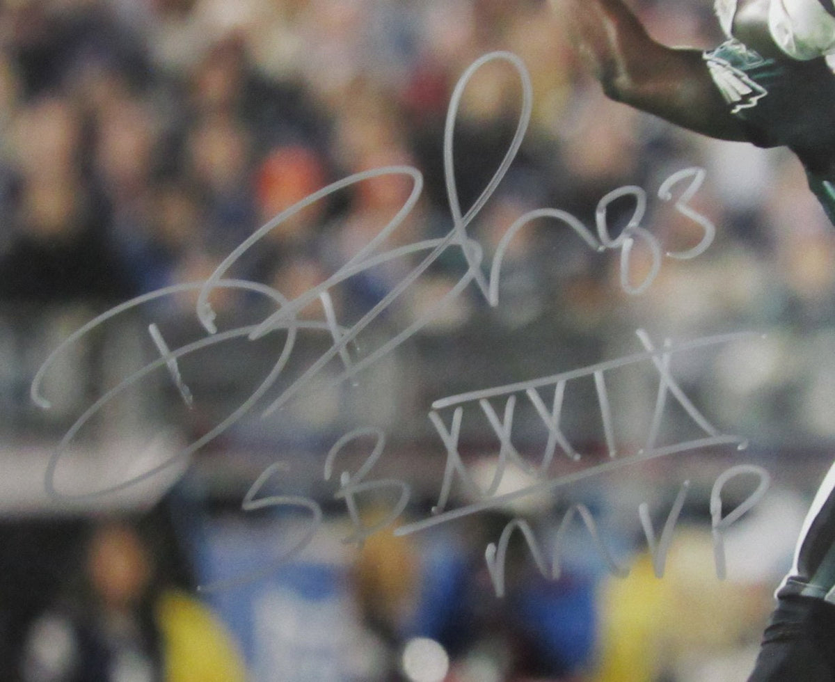 Deion Branch Signed/Inscribed16x20 Photo New England Patriots JSA 191993