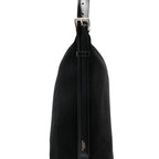 Black Calf Suede Tote Bag