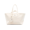 Off-White Cotton Tote Bag