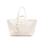 Off-White Cotton Tote Bag