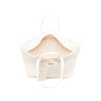 Off-White Cotton Tote Bag