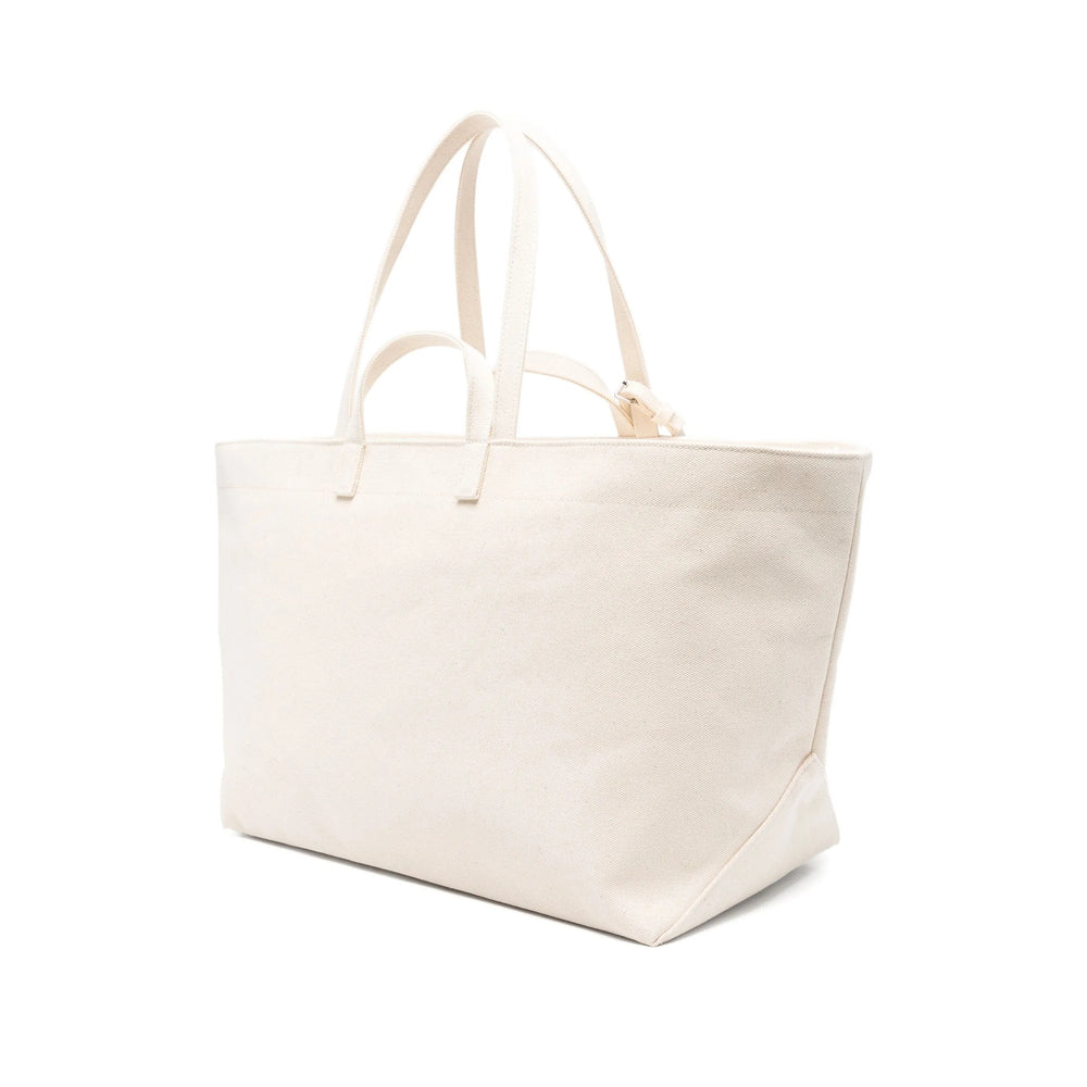 Off-White Cotton Tote Bag