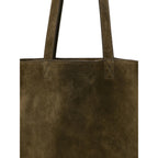 Top Handle Shoulder Bag in Jade Green