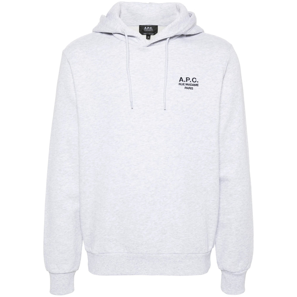 Ash Grey Stretch Organic Cotton Sweatshirt