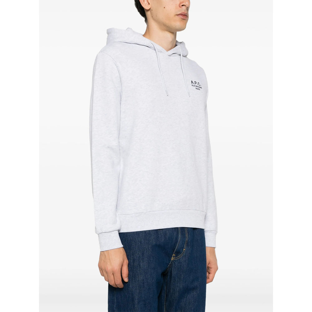 Ash Grey Stretch Organic Cotton Sweatshirt