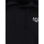 Drawstring Hood Sweatshirt With Logo Print