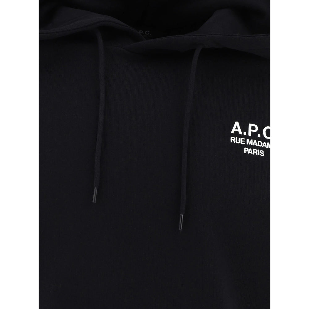 Drawstring Hood Sweatshirt With Logo Print
