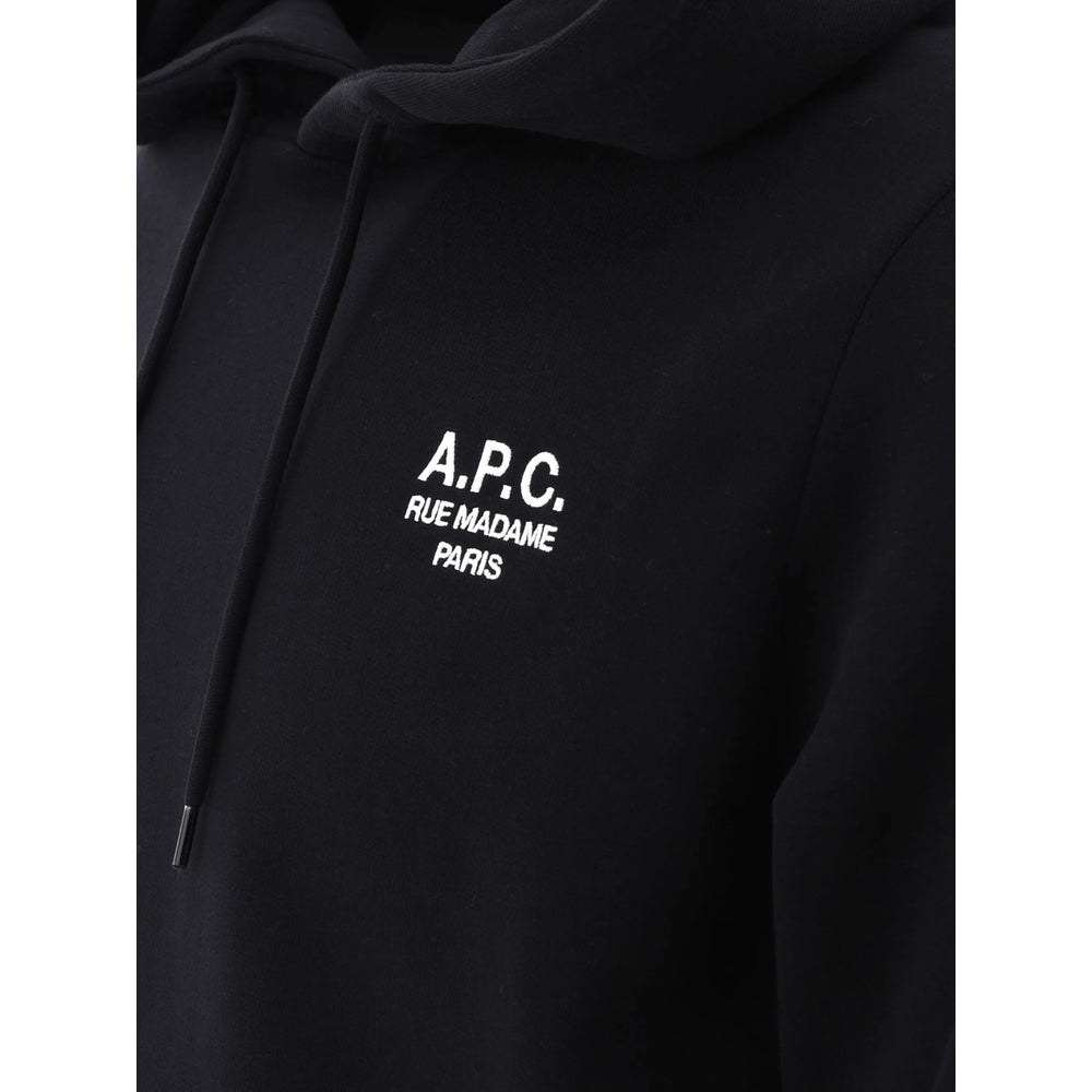 Drawstring Hood Sweatshirt With Logo Print