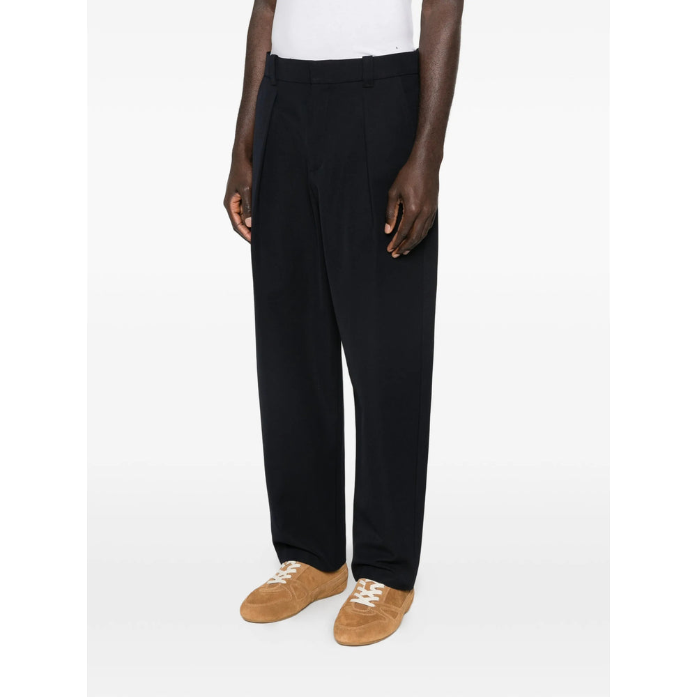 Pleated Trousers With Belt Loops