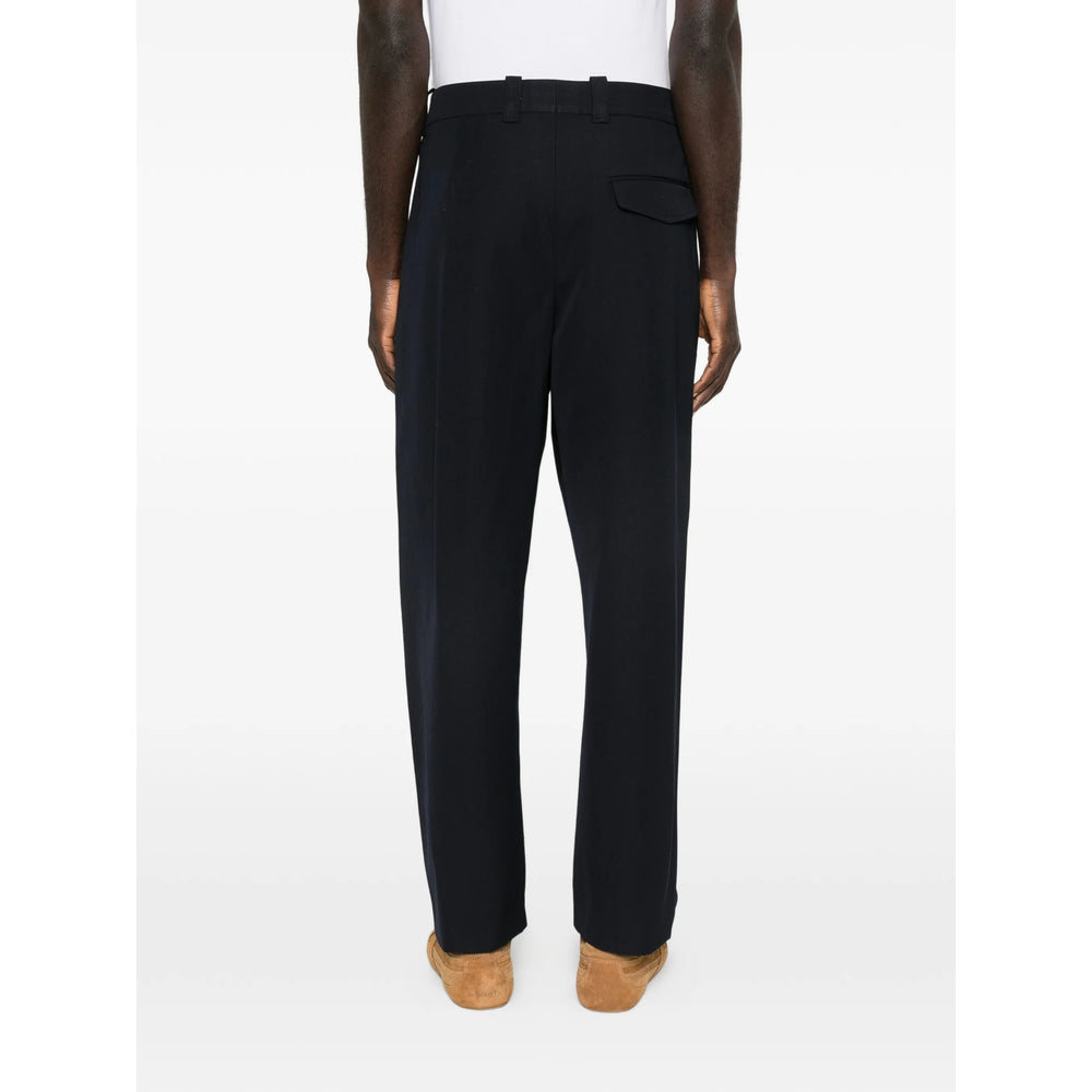 Pleated Trousers With Belt Loops