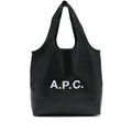 Black Leather Effect Tote Bag