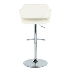 Margarite - Contemporary Ajustable Barstool With Swivel (Set of 2)
