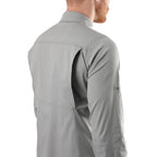 Hudson Button Down Shirt // Light Gray