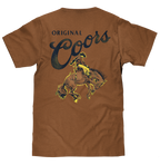 Coors Original Rodeo Cowboy Front/Back T-Shirt - Brown Sugar
