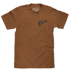 Coors Original Rodeo Cowboy Front/Back T-Shirt - Brown Sugar