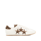 Amiri Leopard Star Print Sneakers