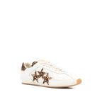Amiri Leopard Star Print Sneakers