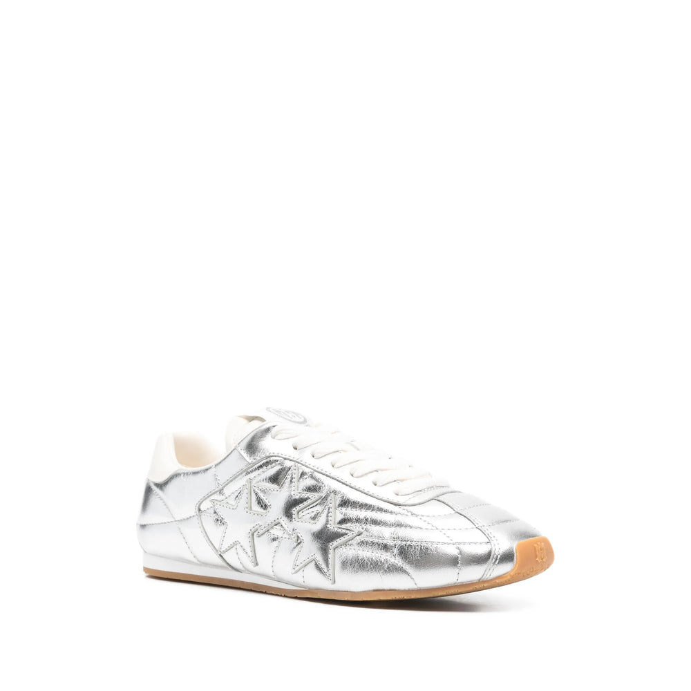 Amiri Silver-Tone Star Motif Sneakers