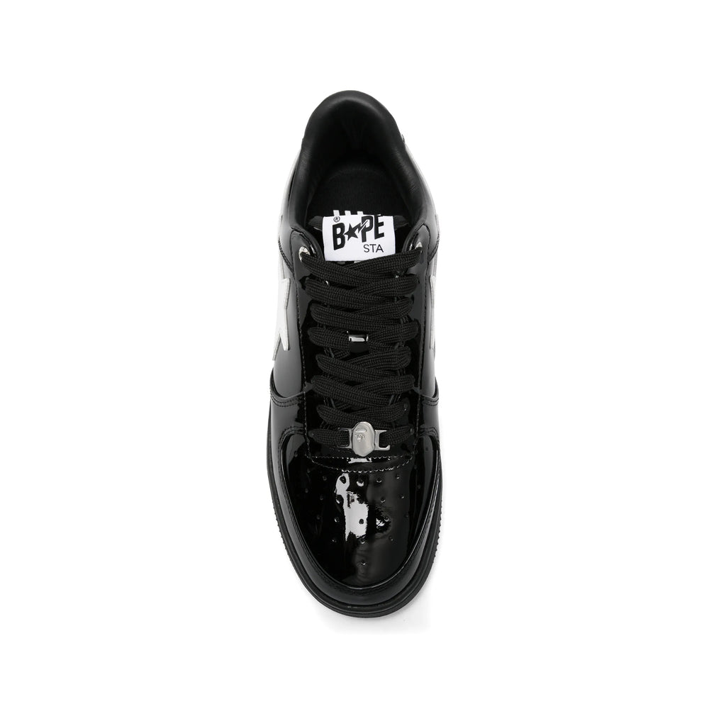 Leather Sneakers Black/White