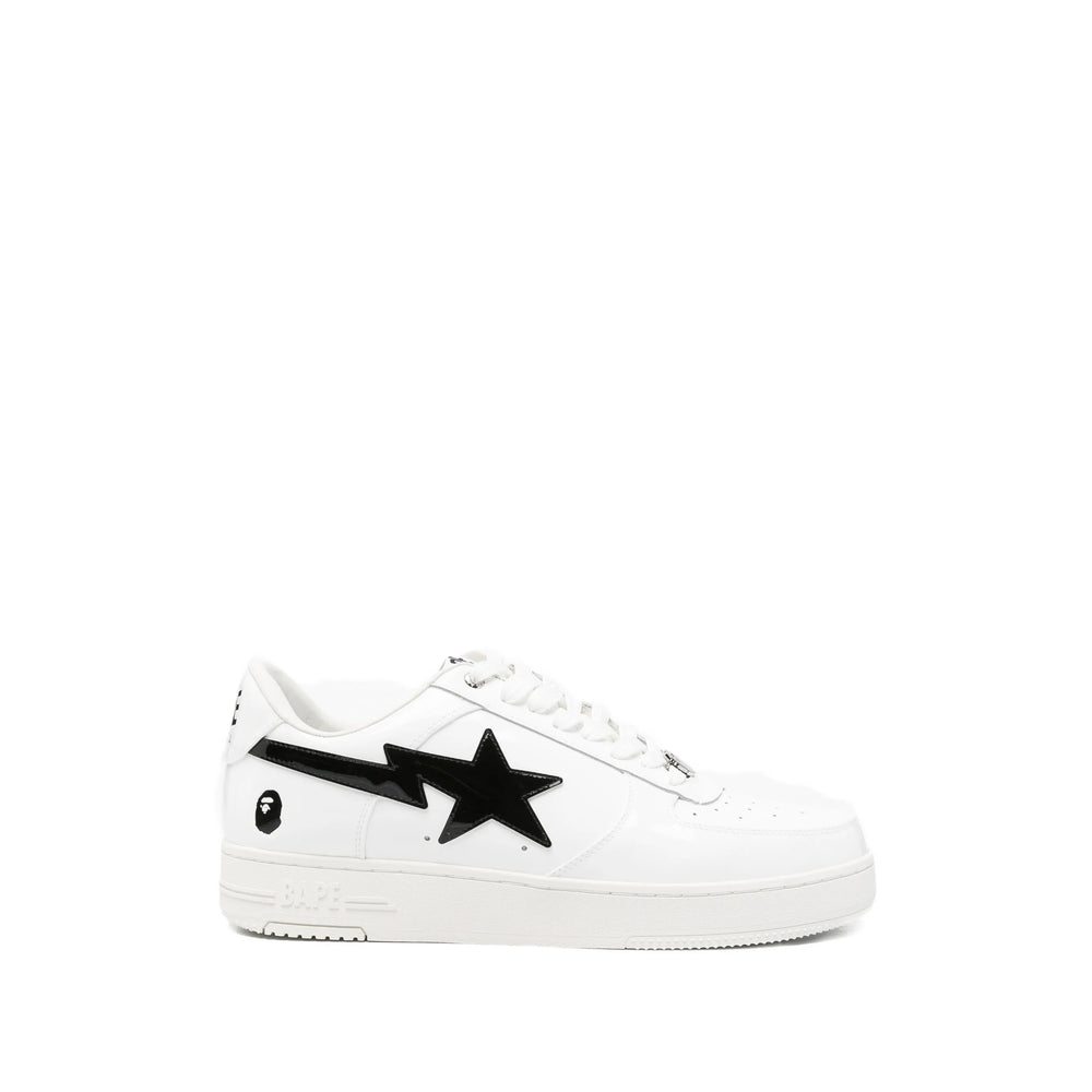 Sneakers Patent Leather White