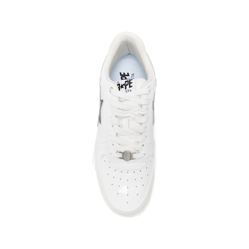 Sneakers Patent Leather White