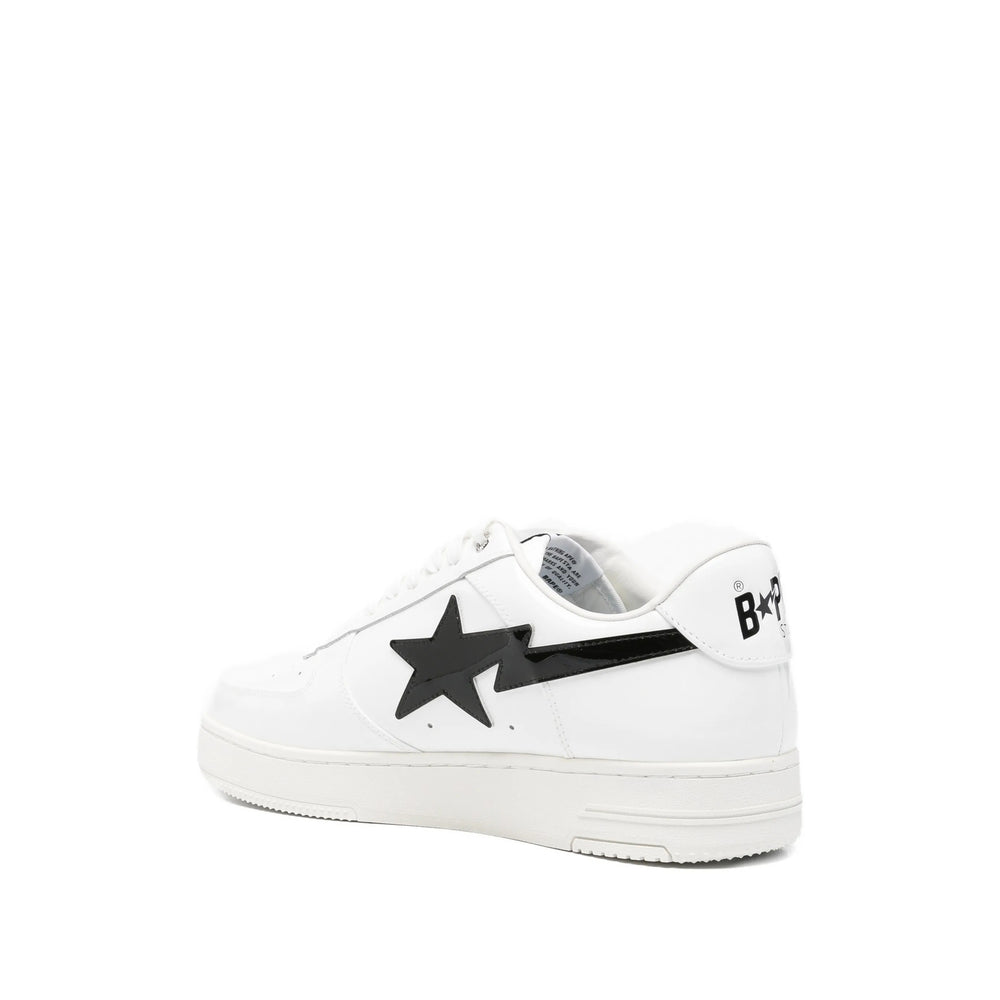 Sneakers Patent Leather White