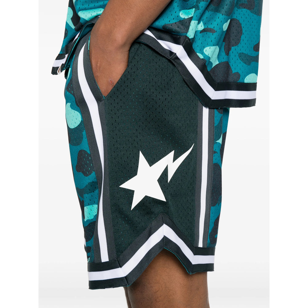 Track Shorts Green/Blue