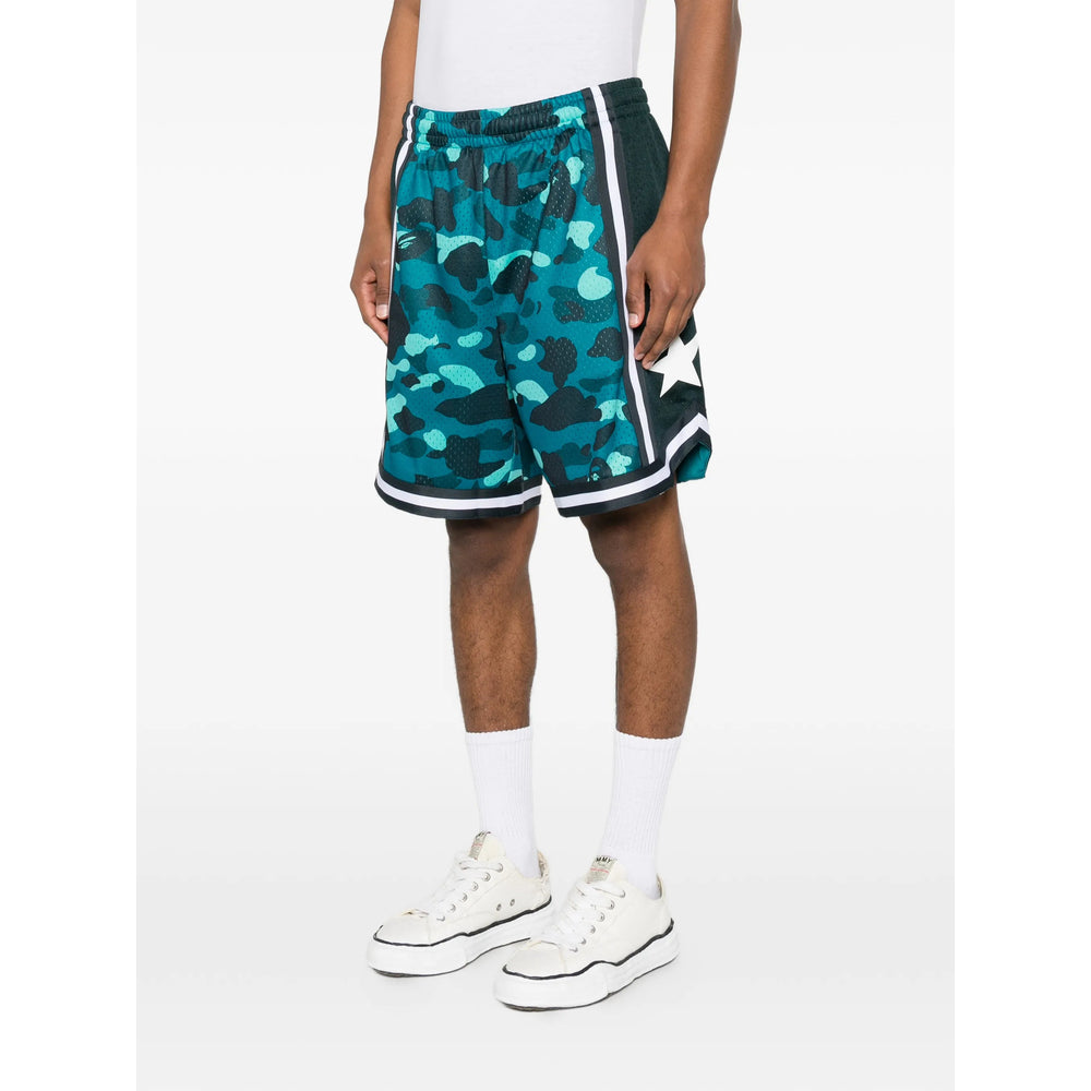 Track Shorts Green/Blue