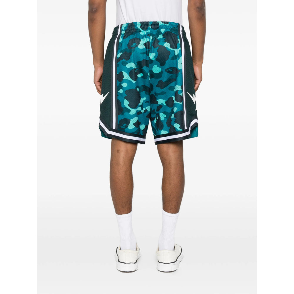 Track Shorts Green/Blue