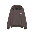 Hooded Sweatshirt Shark Motif Grey