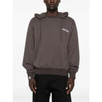 Hooded Sweatshirt Shark Motif Grey