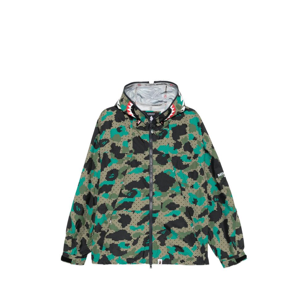Lightweight Hooded Jacket Green/Black