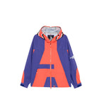 Hooded Lightweight Jacket Blue/Orange