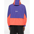 Hooded Lightweight Jacket Blue/Orange