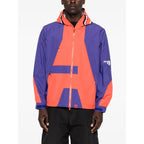 Hooded Lightweight Jacket Blue/Orange