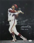 Manny Trillo Philadelphia Phillies Signed/Inscribed 11x14 Photo JSA 167292